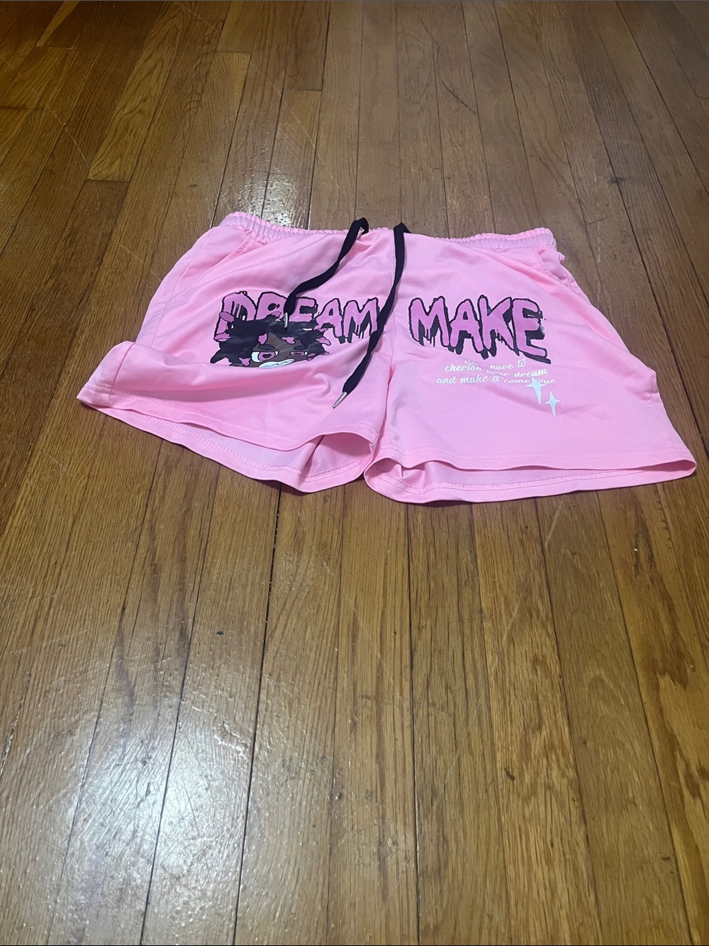 Women’s Pink 'Dream Make' Athletic Lounge Shorts